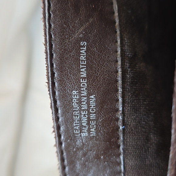 BOC Born Mid Slouchy Pull ON Brown Leather Size 9.5 Womens - Picture 11 of 14